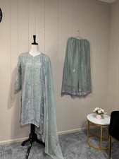 Pakistani/Indian elegant 3pcs embroidered dress