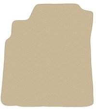 Velour FAHRER Fußmatten für Nissan Primera P12 2002-2007, Beige x14 Rand