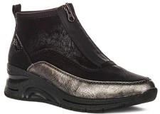 Rieker Front Zip Casual Ankle Womens Boots In Black US 6 - 10