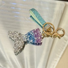 New Pink Blue Mermaid Tail Keychain/Bag Charm