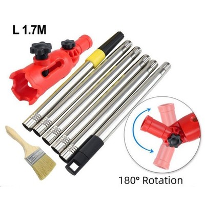 Paint Roller Extension Rod 1 7M with Adjustable for multi Angle Holder for