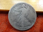 1916 United States Walking Liberty Half Dollar 50c 90% Silver Coin - No Reserve
