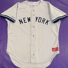 AUTHENTIC New York Yankees Vintage 1980’s Pro Cut On Field Rawlings Jersey 48