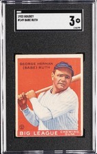 1933 GOUDEY #149 BABE RUTH SGC 3