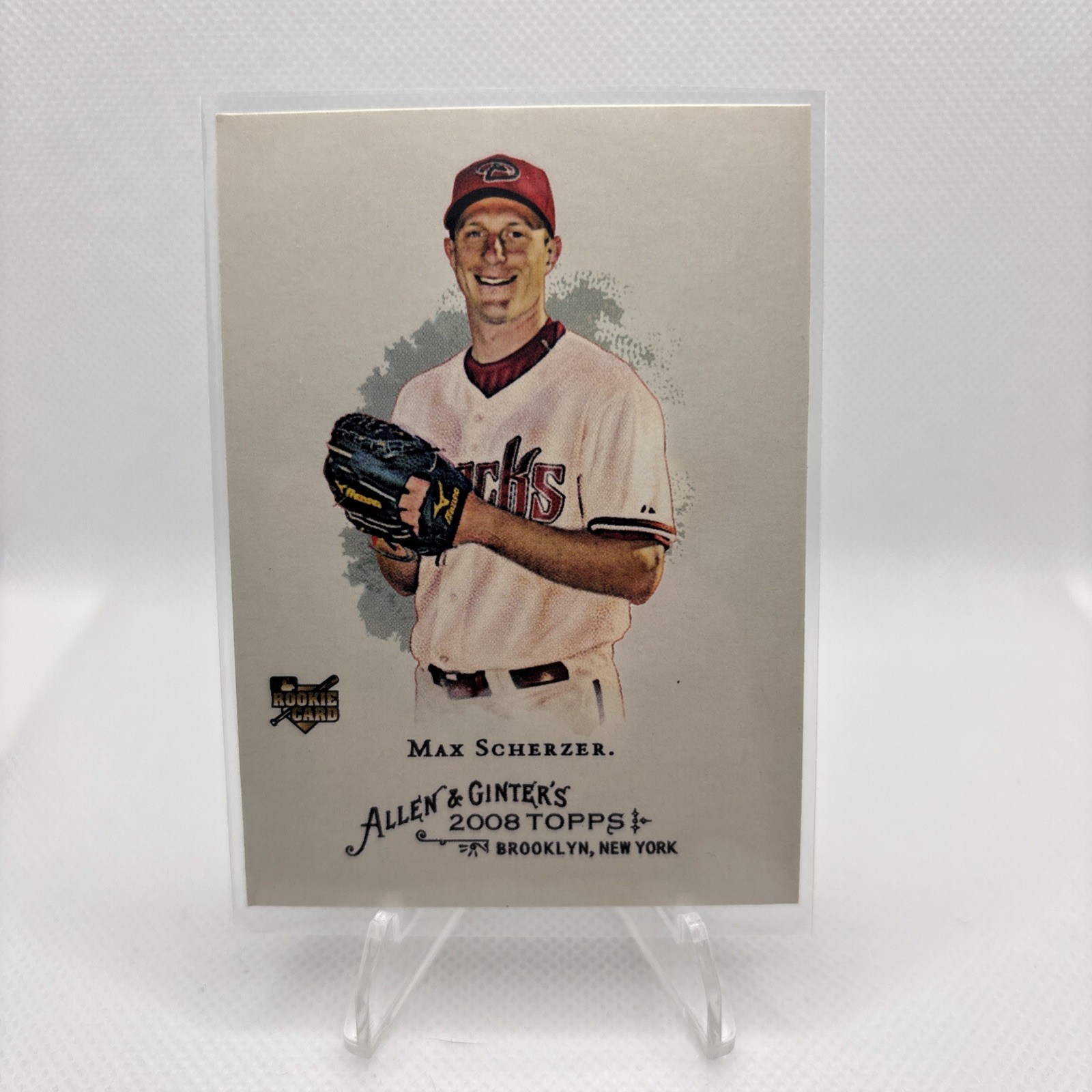 2008 Topps Allen & Ginter #297 Max Scherzer Rookie Arizona Diamondbacks 