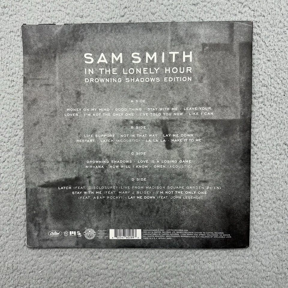 Sam Smith - In the Lonely Hour: Drowning Shadows Edition (Record, 2016) LP Vinyl - Image 2 of 4