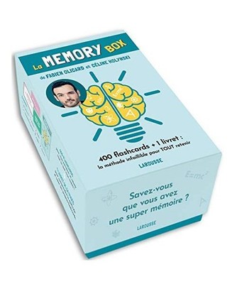 La Memory box: 400 flashcards + 1 livret, la meilleure méthode pour tout reteni