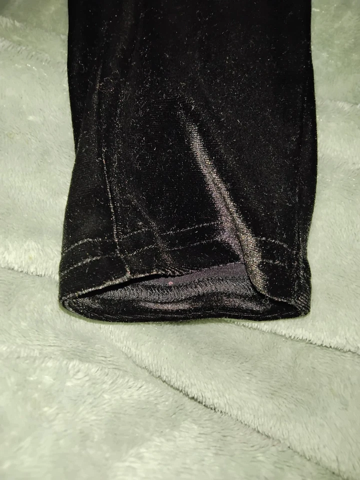 Legging Velours Noir Undiz Taille S - Photo 3/4
