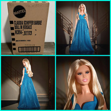 Barbie Signature Supermodel Claudia Schiffer Doll in Versace Gown BRAND NEW