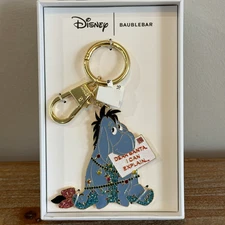 NEW! Disney x BaubleBar Christmas EEYORE Bag Charm Keychain NEW RELEASE 2025!