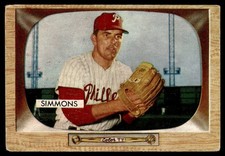 1955 Bowman Curt Simmons Philadelphia Phillies #64