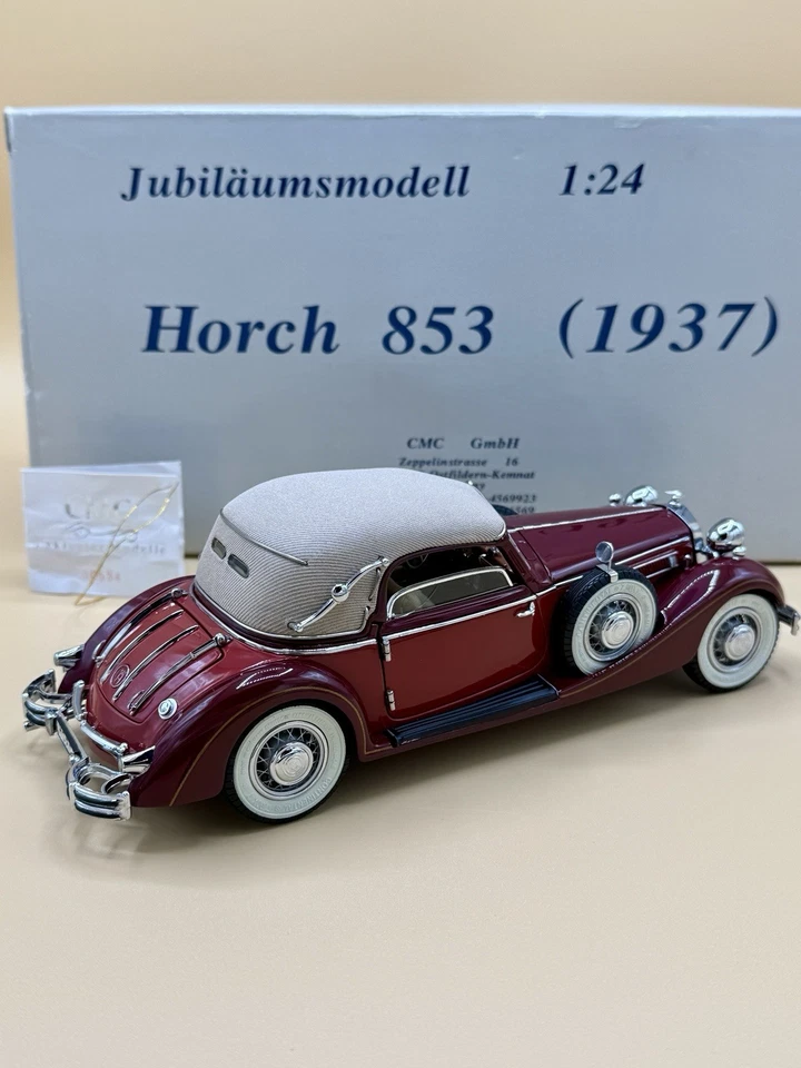 Neuwertiger CMC Horch 835 Jubiläumsmodell 1:24 OVP - Bild 4 von 4