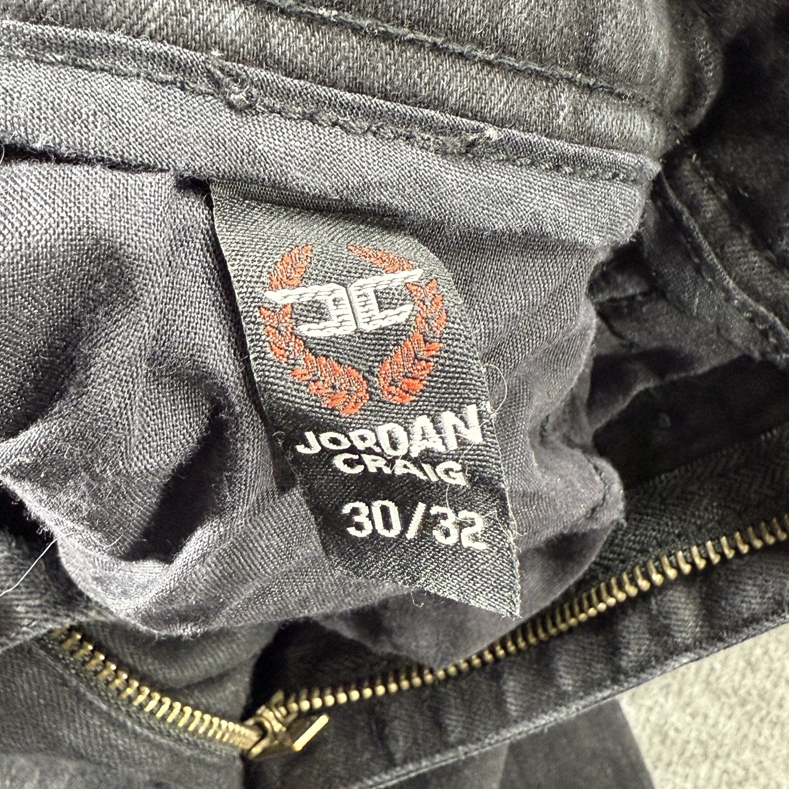 JORDAN CRAIG Mens Skinny Jeans Black Size 30x32 Stretch Sean Denim Casual