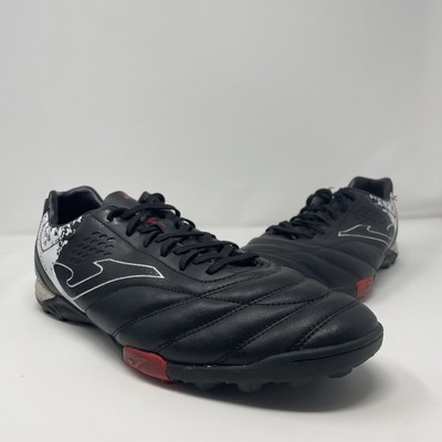 Joma Aguila 2131 US Size 12.5 Mens Soccer Shoes Black/White/Red Turf AGUS2131TF