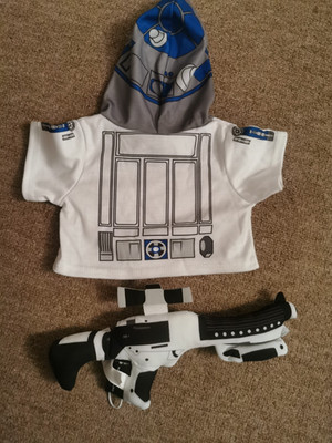 Star wars Waffe kostüm Build a bear Set original Klamotten tier junge Mädchen
