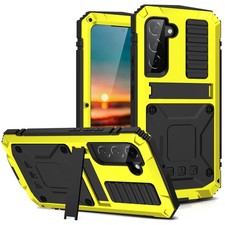 Simicoo Samsung S22 Metal Case Screen Protector Camera Guard Rugged Heavy Duty