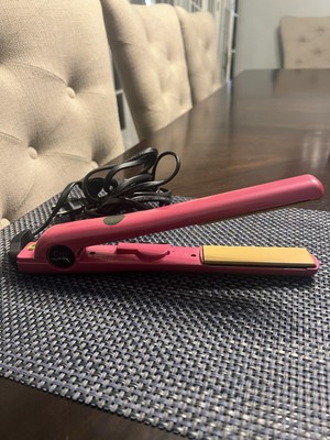CHI Hair Straightener Flat Iron 1'' Fast Heat Hot Pink GF8008 Tested
