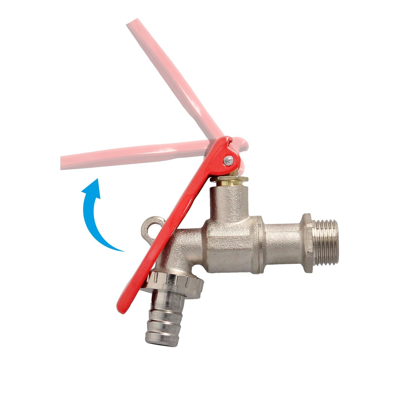 Robinet sphère 1/2 vanne d'arrêt extérieure cadenassable LINEA PROFESIONAL - 2