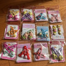 New  12 Pairs of Girls Hair Clips, Cute Designs
