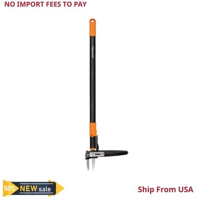 Fiskars 3-Claw Stand Up Weeder, 39'' Long Ergonomic Handle with Easy-Eject Mechan
