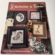 EXTINCTION IS FOREVER Exotic Animals Cross Stitch Patterns - Pegasus Publication