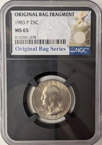 1983-P Washington Quarter NGC MS65 - Original Bag Series - A331