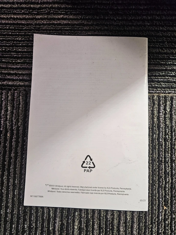 Deshumidificador portátil Whirlpool WHAD50PDW 16 pulgadas de ancho 50 pintas clasificación Energy Star Foto 3 de 4