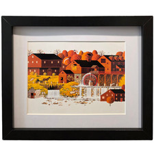 Charles Wysocki Brown's Home Collectible Framed Matted Art Print