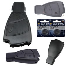 Autoschl&uuml;ssel Geh&auml;use +2x BATTERIE passend f&uuml;r Mercedes W169 W202 W203 W208 W210