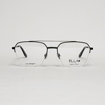 Ella Laguna Beach 701120 Square Rimless Aviator Glasses in Matte Green |  53mm