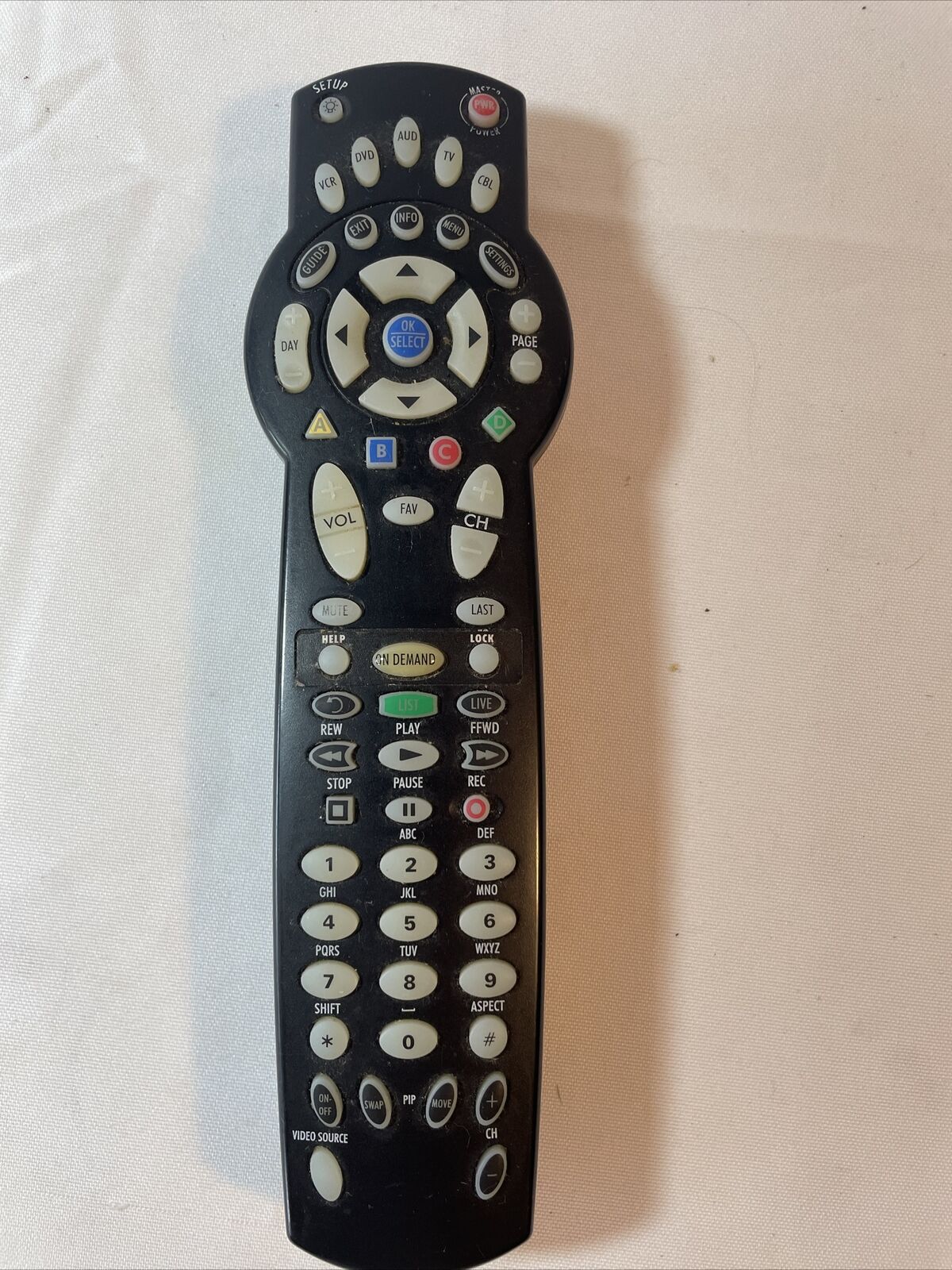 Replacement remote control for Telecom TIM VISION-BOX