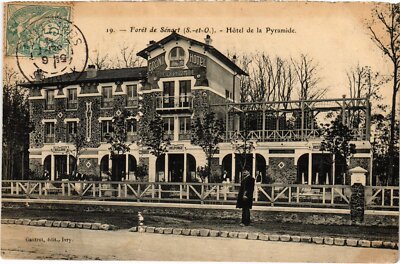 Old postcard Senart Hotel de la Pyramide FRANCE (1371796)
