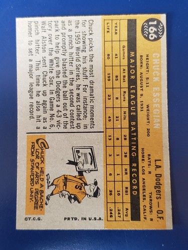 1960 Topps Baseball Cards Complete Your Set You Pick Choose #1 - 200 - Bild 195 von 249