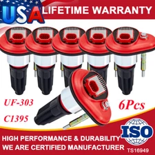 6 Pack Ignition Coils For Chevy Trailblazer GMC Canyon Envoy 4.2L UF-303 C1395