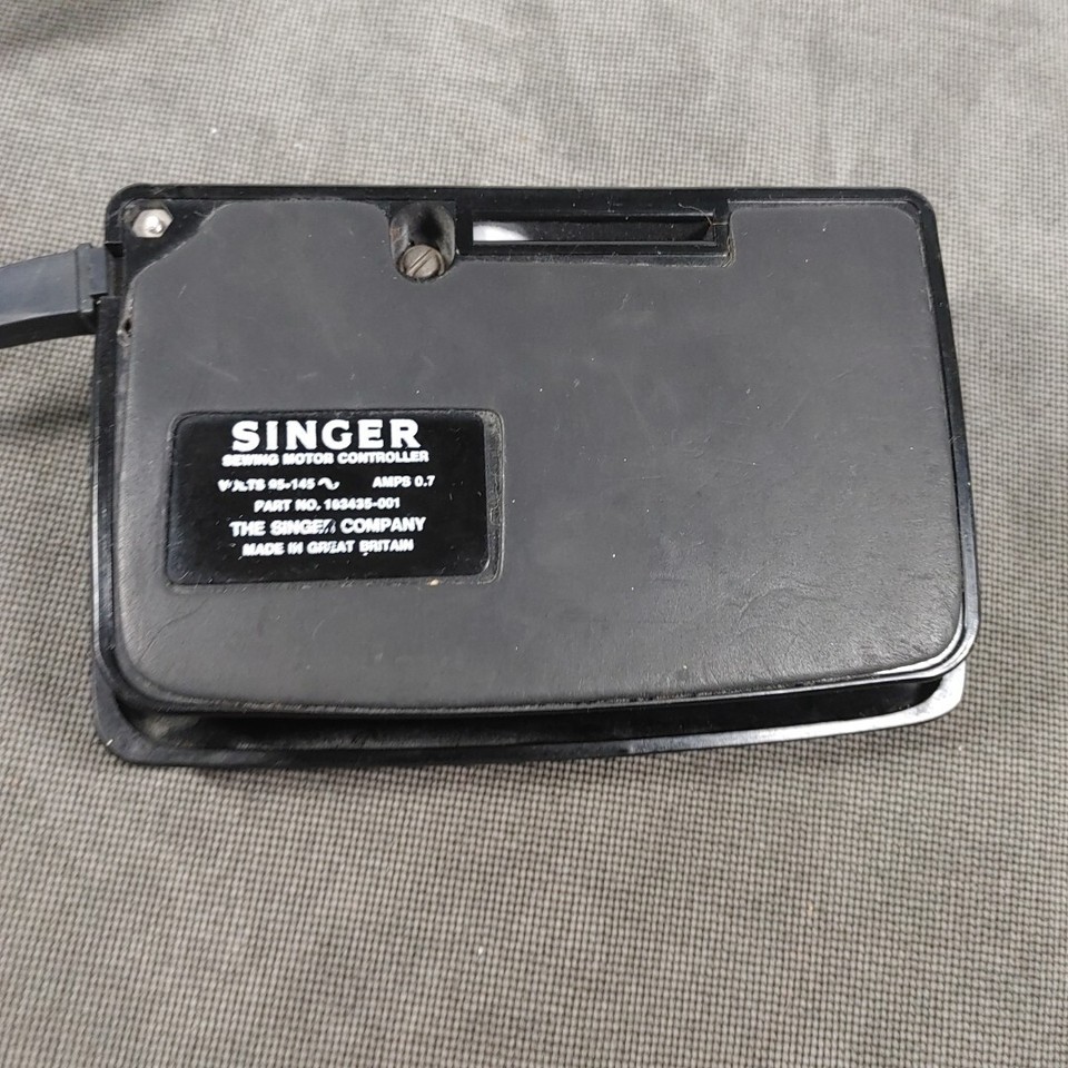 Singer Sewing Machine Foot Pedal Controller model 103435001 Black eBay