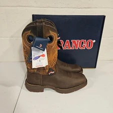 Durango Rebel Brown Leather Western Boot Size 11.5M Mens DDB0317 Pull On