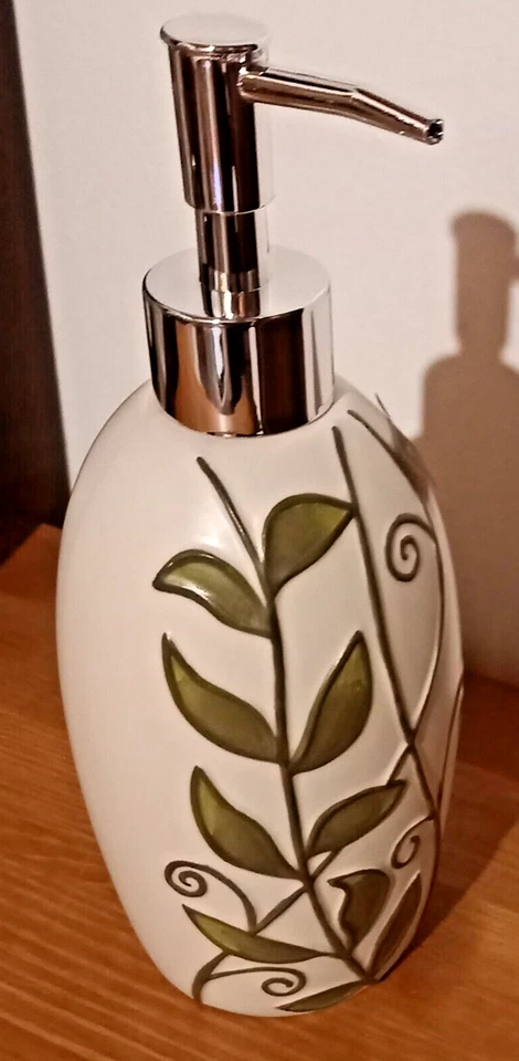 Distributeur de Savon Spirella- Motifs floraux- Neuf - Photo 1/2