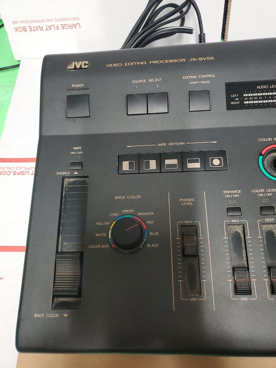 JVC JX-SV55 Video Editing Processor - Powers On *PARTS ONLY