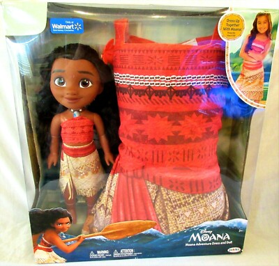 disney princess doll and dress up set