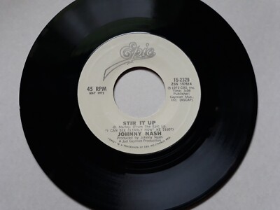 JOHNNY NASH, Stir It Up/ I Can See Clearly Now reissue 45rpm NEAR MINT