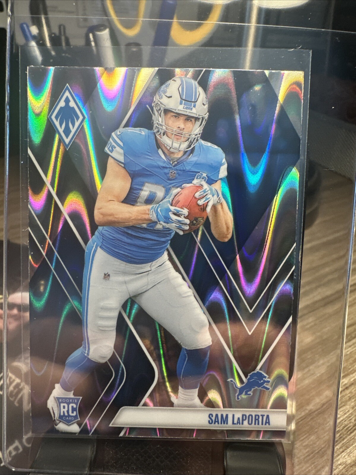 2023 Panini Phoenix - Rookies Silver Seismic #115 Sam LaPorta (RC)