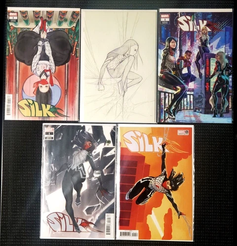 Silk #1 - 5 Book Set - 2021, 2022 and 2023 - Momoko and R1c0 Variants