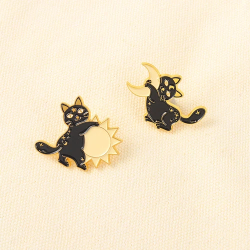 Kreative Cartoon-Tier-Brosche Anstecknadel Emaille-Pins Abzeichen SchmuckD - Bild 267 von 326