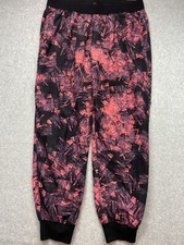 Calvin Klein Womens Pants Size Large Pink Satin Quick Dry Casual Comfortable