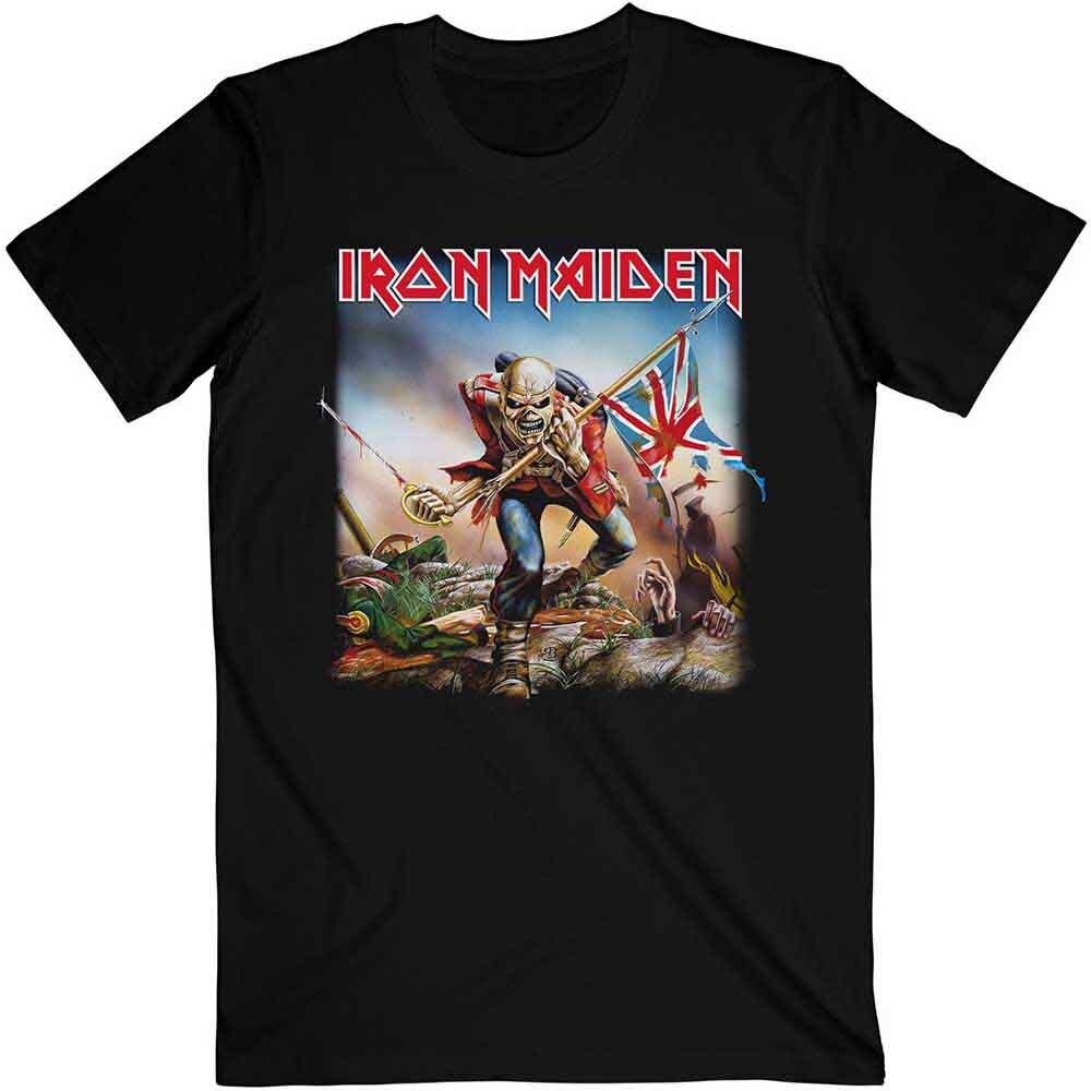 Iron Maiden 'The Trooper' Camiseta Negra - NUEVA