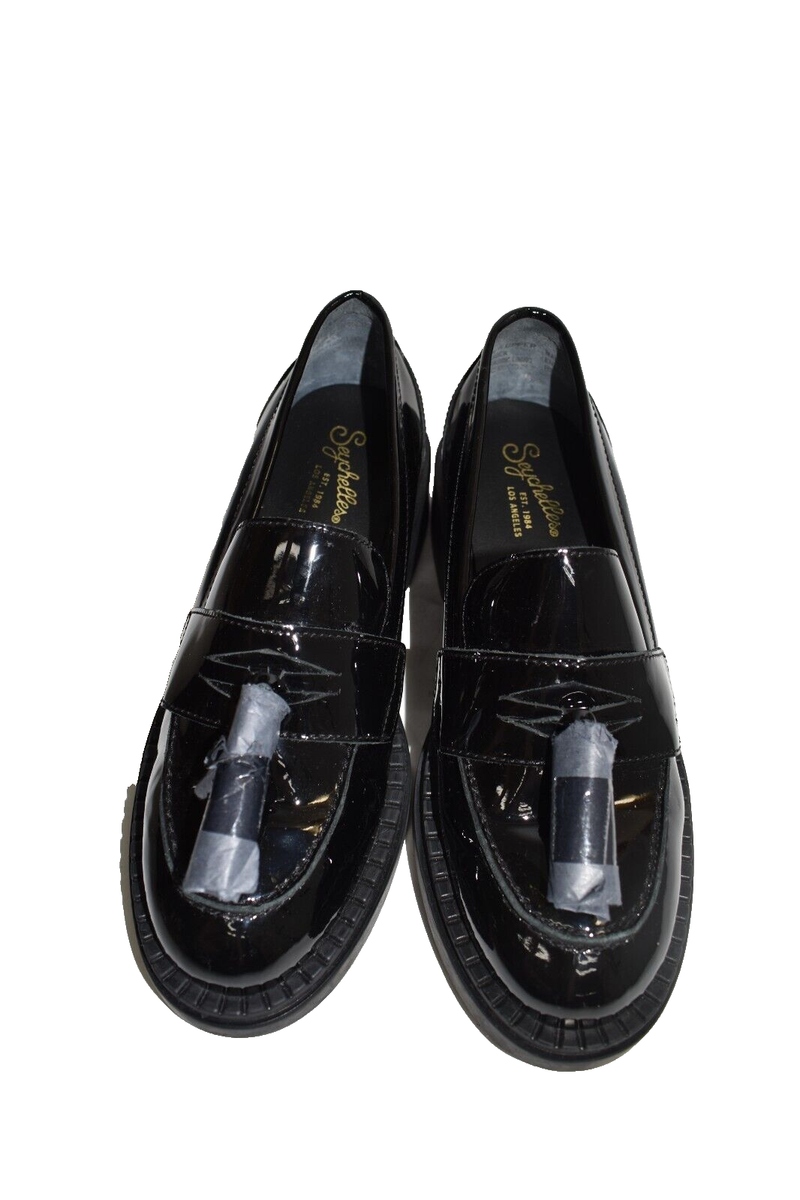 Seychelles Patent Final Call Loafers Seychelles Platform Leather Loafers - Final Call - QVC.com main image 3