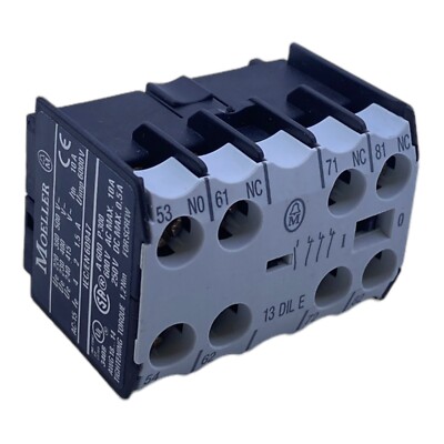 MOELLER 13DILE Hilfsschütz 600V AC 10A 250V DC 0,5A