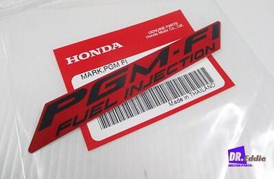 Fit HONDA GROM125 MSX125 STICKER PGM-F1 FUEL INJECTION RED-BLACK 1Pcs nos.#BI17#
