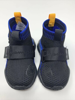 Champion Rally Lockdown Surf The Web Kids Infant Boys Black Blue Sz 4 Toddler