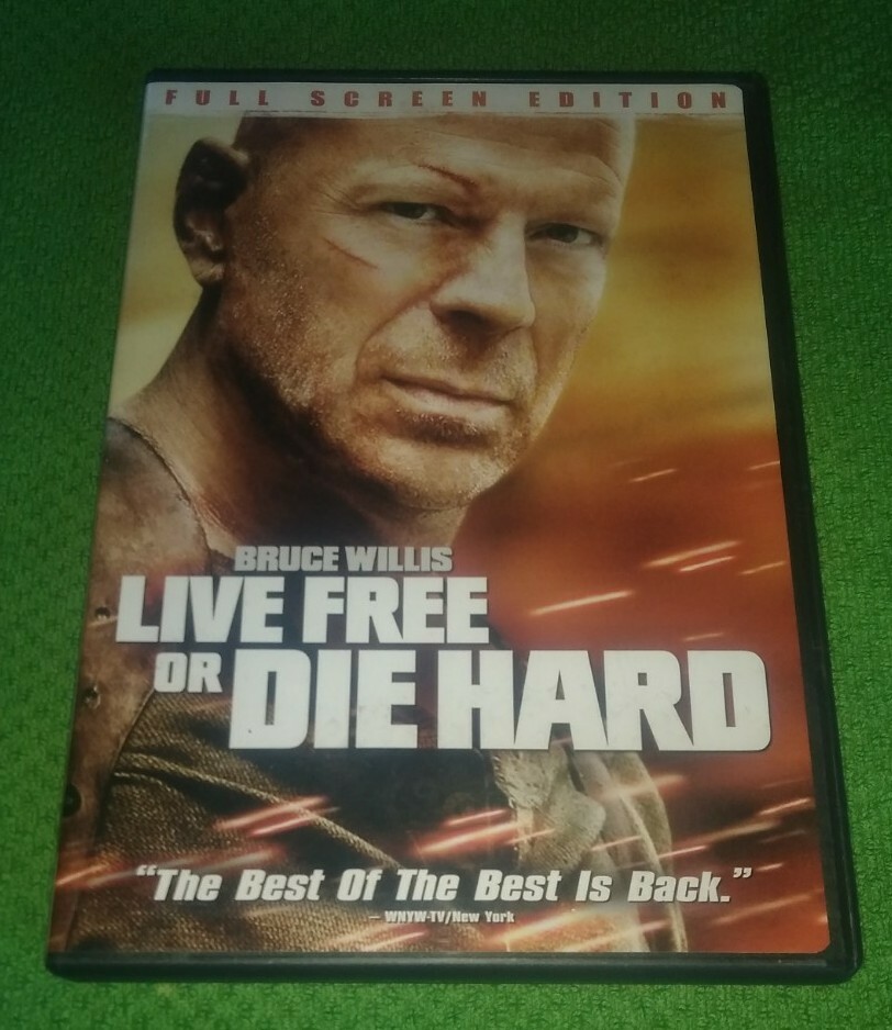 Die Hard 4: Live Free or Die Hard DVD Full Frame Bruce Willis Len